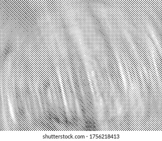 Grunge el fondo vectorial de medio tono. Textura vectorial de puntos de semitono.  El fondo de los puntos de semitono degradado en estilo de arte pop. Textura de patrón blanco y negro. Fondo de la presión de impresión de tinta . 