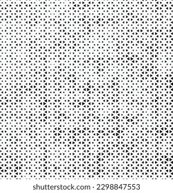 Grunge halftone vector background. Halftone dots vector texture. Grunge Texture. Simply Place illustration over any Object to Create Distressed Effect. Vector. overlay dirty halftone dots.