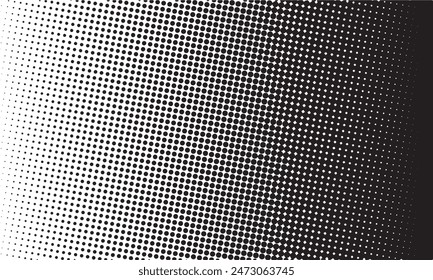 Grunge halftone vector background. Halftone dots isolated on transparent background 