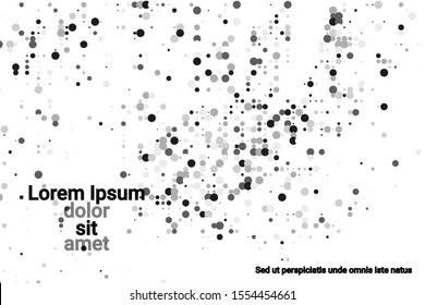 Grunge halftone vector background in vintage style. Halftone dots vector texture.Trendy modern style.  Abstract template. Abstract geometric shape.  Trendy cover design.