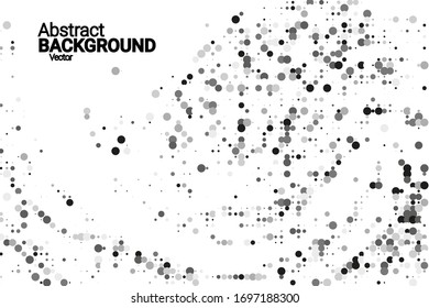 Grunge el fondo vectorial de medio tono en estilo vintage. Textura vectorial de punto medio.Estilo moderno de moda. Plantilla abstracta. Forma geométrica abstracta.  Diseño de portada a la moda.