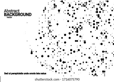 Grunge-halftone Vektorhintergrund im Vintage-Stil. Halftone punktet mit Vektorstruktur.Moderner Stil.  Abstrakte Vorlage. Abstrakte geometrische Form.  Trendy Cover Design.