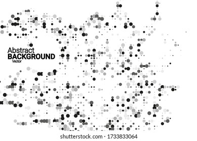 Grunge el fondo vectorial de medio tono en estilo vintage. Textura vectorial de puntos de semitono.Estilo moderno de moda.  Plantilla abstracta. Forma geométrica abstracta.  Diseño de portada de moda.