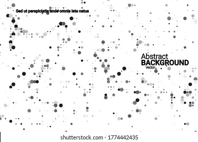 Grunge halftone vector background in vintage style. Halftone dots vector texture.Trendy modern style.  Abstract template. Abstract geometric shape.  Trendy cover design.