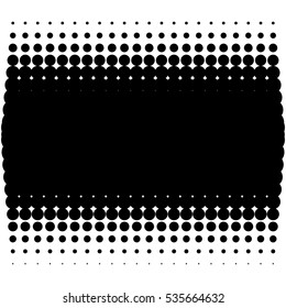 Grunge halftone vector background. Vintage dots texture
