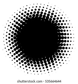 Grunge halftone vector background. Vintage dots texture