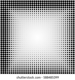 Grunge halftone vector background. Vintage dots texture