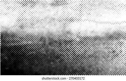 Grunge halftone vector background.Halftone dots vector texture.