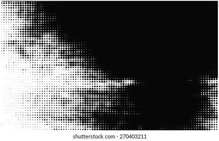 Grunge halftone vector background.Halftone dots vector texture.