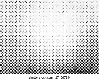 Grunge halftone vector background.Halftone dots vector texture.