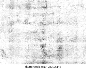 Grunge halftone vector background.Halftone dots vector texture.