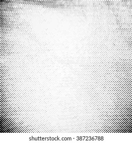 Grunge halftone vector background.Halftone dots vector texture.