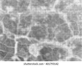 Grunge halftone vector background.Halftone dots vector texture