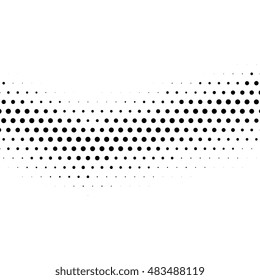 Grunge halftone vector background.Halftone dots vector texture. Abstract halftone background. Black and white illustration