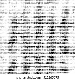 Grunge halftone vector background.Halftone dots vector texture