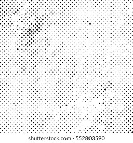 Grunge halftone vector background.Halftone dots abstract texture.