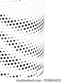 Grunge halftone vector background.Halftone dots abstract texture.