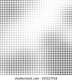Grunge halftone vector ink background