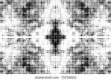 Grunge Halftone Vintage Vector Background. Abstract halftone pattern texture. Vector modern background for posters, sites, business cards, postcards, interior design. EPS10 vector.