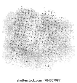 Grunge halftone and vintage vector for background. Black dots with white surface.	
Grunge Halftone Vintage Background. Ink Dots Texture Design Element. Abstract Dirty, Damaged, Dotted, Spotted effect.