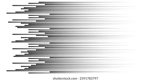 grunge Halftone white and black dots pattern and black gradient grunge texture background. Dotted line comic sport style vector illustration