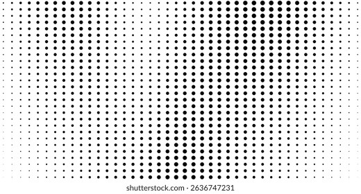 grunge Halftone white and black dots pattern and black gradient grunge texture background. Dotted line comic sport style vector illustration