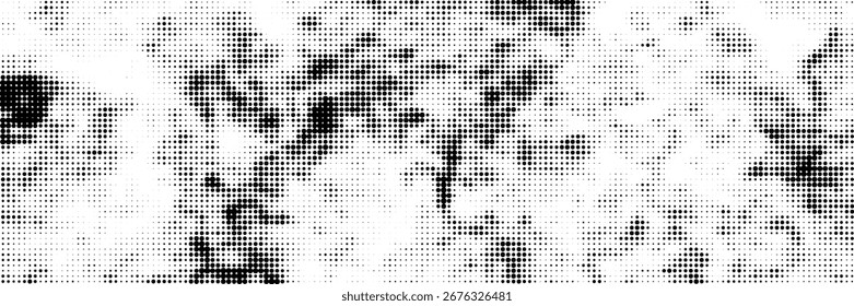 grunge Halftone white and black dots pattern and black gradient grunge texture background. Dotted line comic sport style vector illustration	