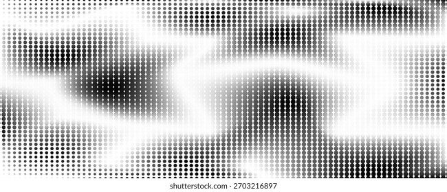 grunge Halftone white and black dots pattern and black gradient grunge texture background. Dotted line comic sport style vector illustration