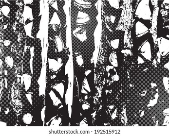 Grunge  halftones background.