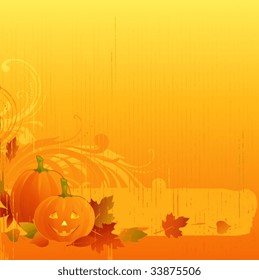 Grunge halloween background with copy space.