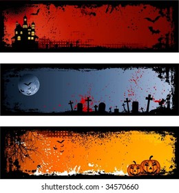 Grunge Halloween backgrounds