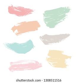 Grunge hand drawn backgrounds for design in pastel colors