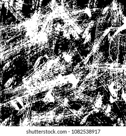 Grunge hand drawn brush stroke background vector illustration. Scratch urban texture background. Distress grain, simply illustration. Grungy effect, abstract, splattered, dirty for your design.