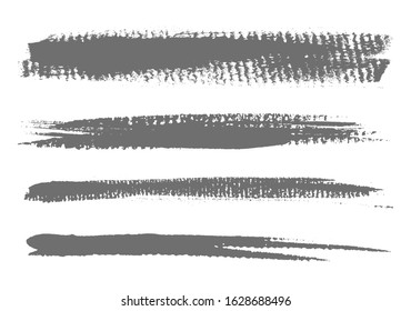 Grunge hand drawn brushes set
