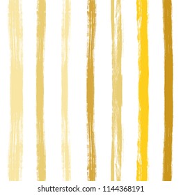 Grunge hand drawn paint brush. Curved brush stroke vector illustration. Stripe seamless pattern.