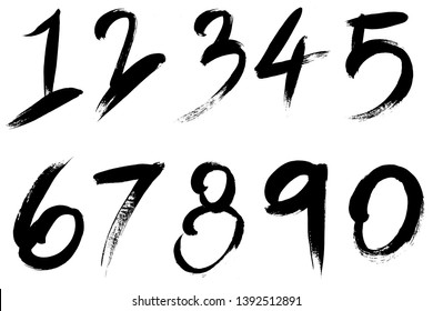 Grunge hand drawn paint brush stripe. Vector black ink brush stroke. Paint background high detail. Dirty design element, box, frame for text. Curved or modern texture shape. Dry border in illustration