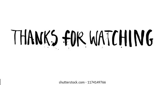 Thank You Watching Images Stock Photos Vectors Shutterstock