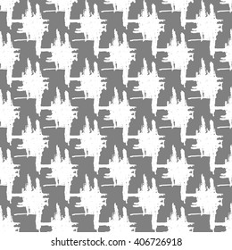Grunge hand painted abstract pattern