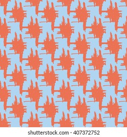Grunge hand painted abstract pattern