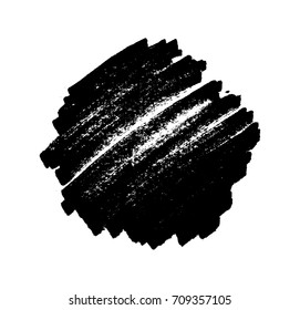 Grunge hand painted brush brush stroke