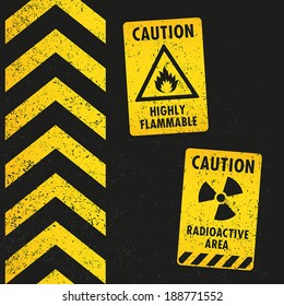Grunge Hazard Warning