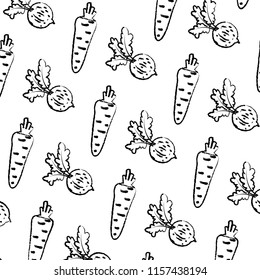 grunge healthy carrot and onion vegetable background