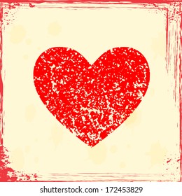 Grunge heart 