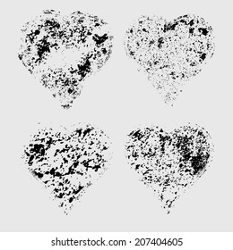 Grunge heart