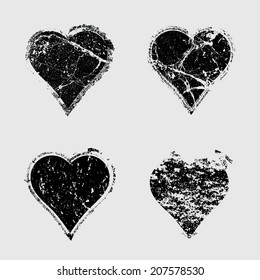 Grunge heart
