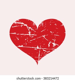 Grunge heart