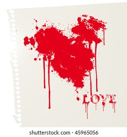 Grunge heart