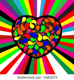Grunge Heart Border for any purpose!