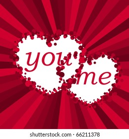 Grunge Heart Border for any purpose!