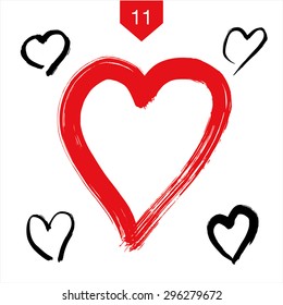 grunge heart set